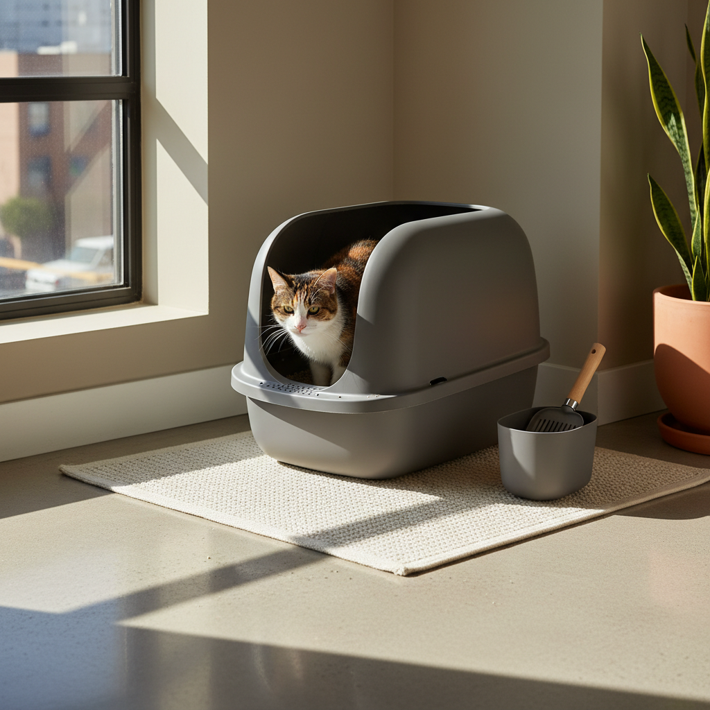 居家貓砂盆清潔,讓空氣品質與貓咪舒適一併兼顧