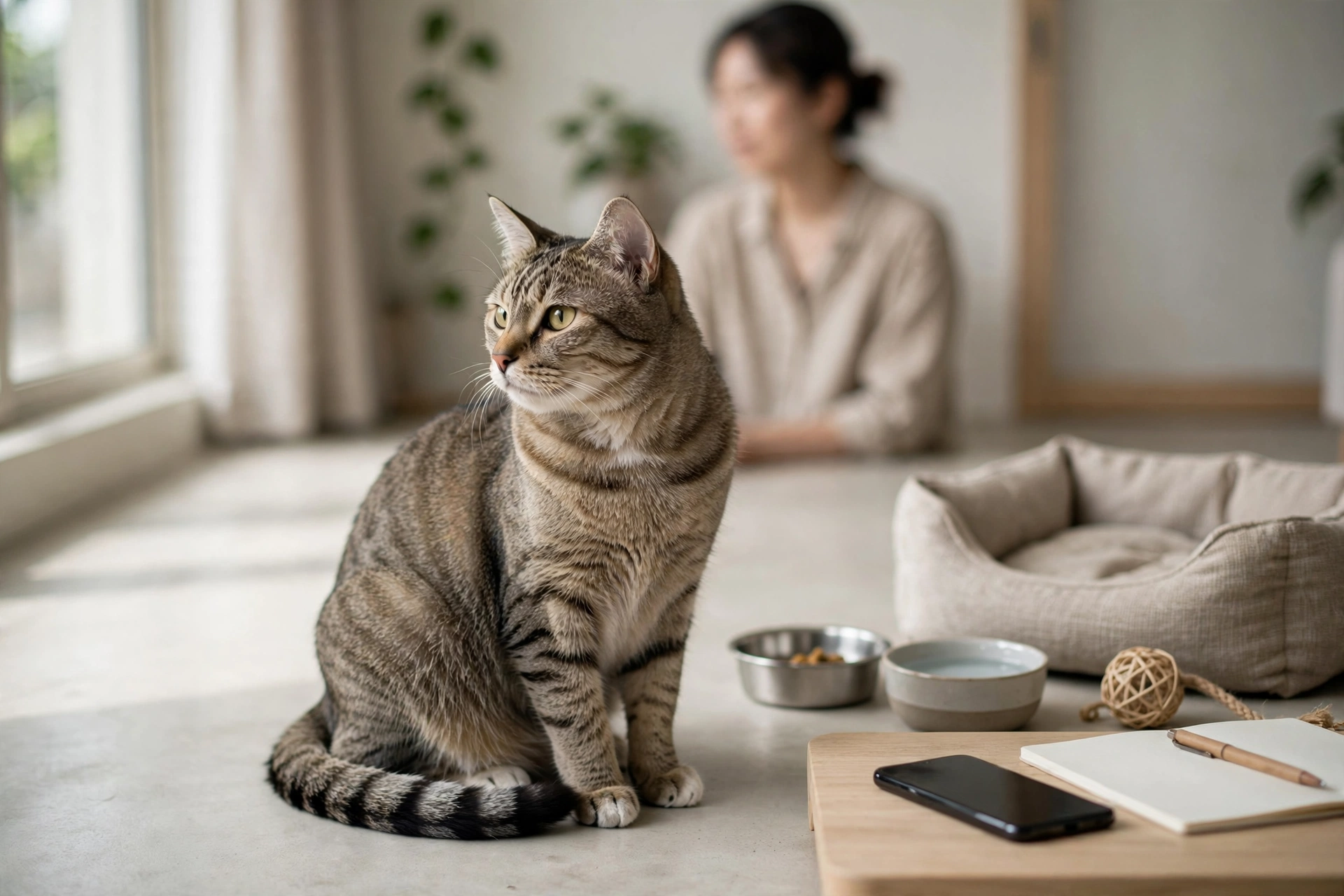 飼主整理貓咪健康紀錄與就診資料